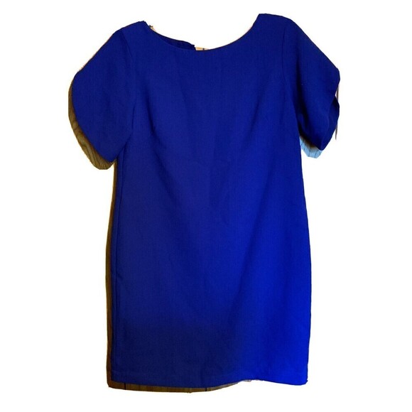 French Connection Womens Size 4 Blue Sheath Cocktail Career Dress - Picture 1 of 6